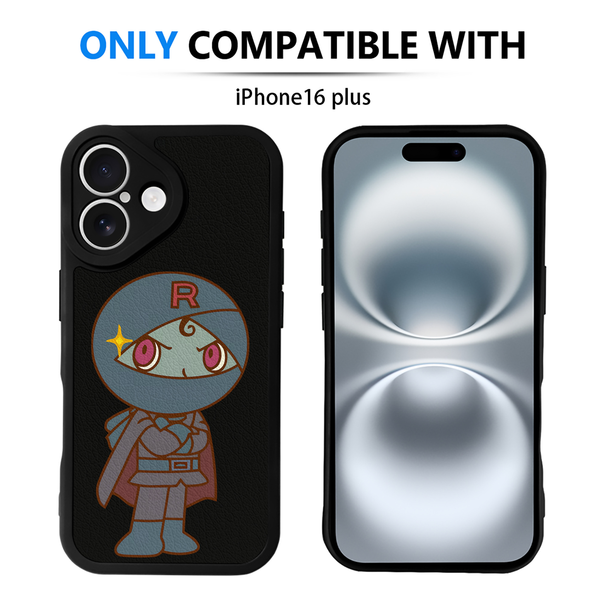 （画像用） アンパンマン Anpanman 【iPhone 16シリーズ対応】シリコンスマホケース（レザー調） 材質：シリコン
